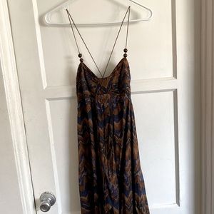 Banana Republic Tribal Sundress with wood beads